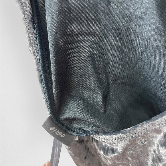 Aerie Women's Blue and Silver Bodysuit Medium M - Picture 6 of 7